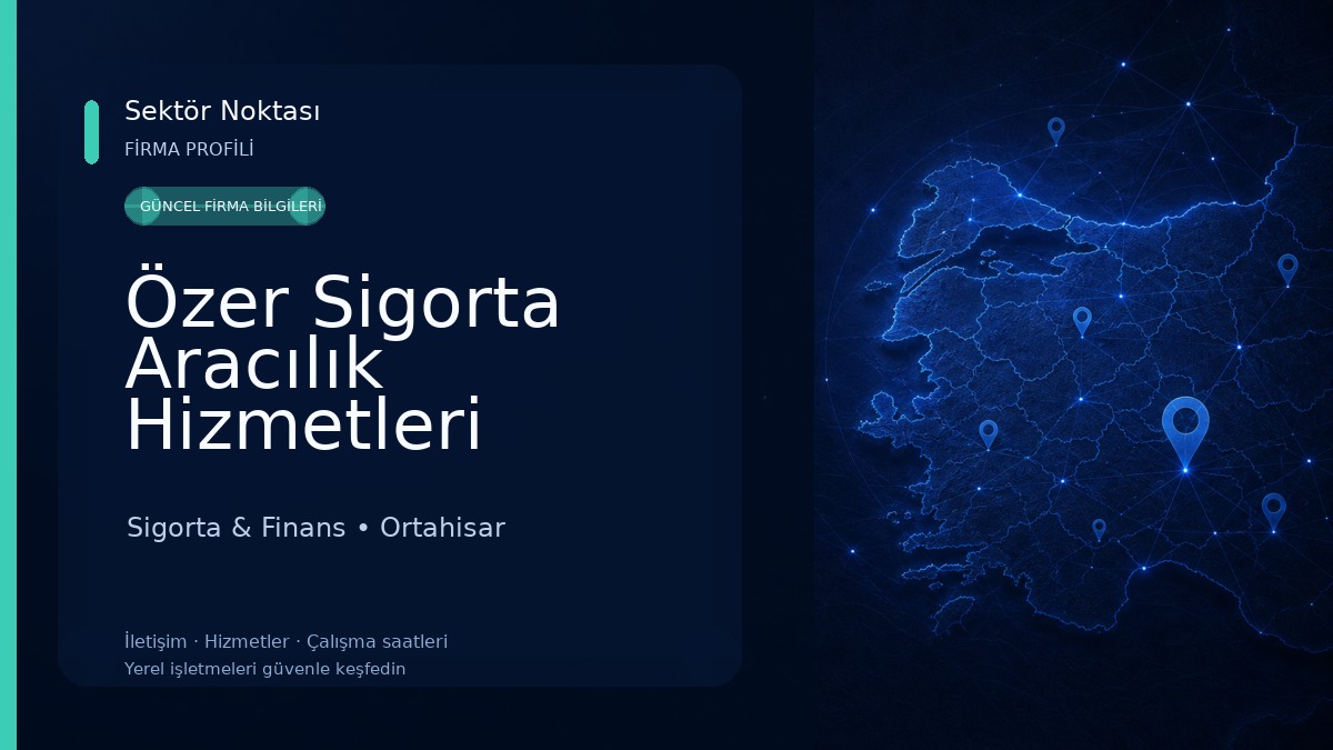 Özer Sigorta Aracılık Hizmetleri Trabzon - 7/24 Trafik Sigortası - Nöbetçi Sigorta Sigorta & Finans