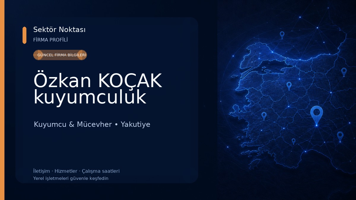 Özkan KOÇAK kuyumculuk Kuyumcu & Mücevher