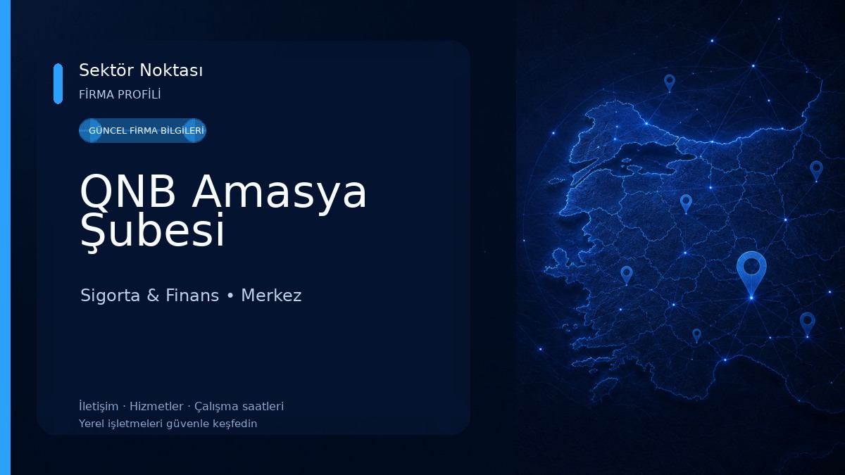 QNB Amasya Şubesi Sigorta & Finans