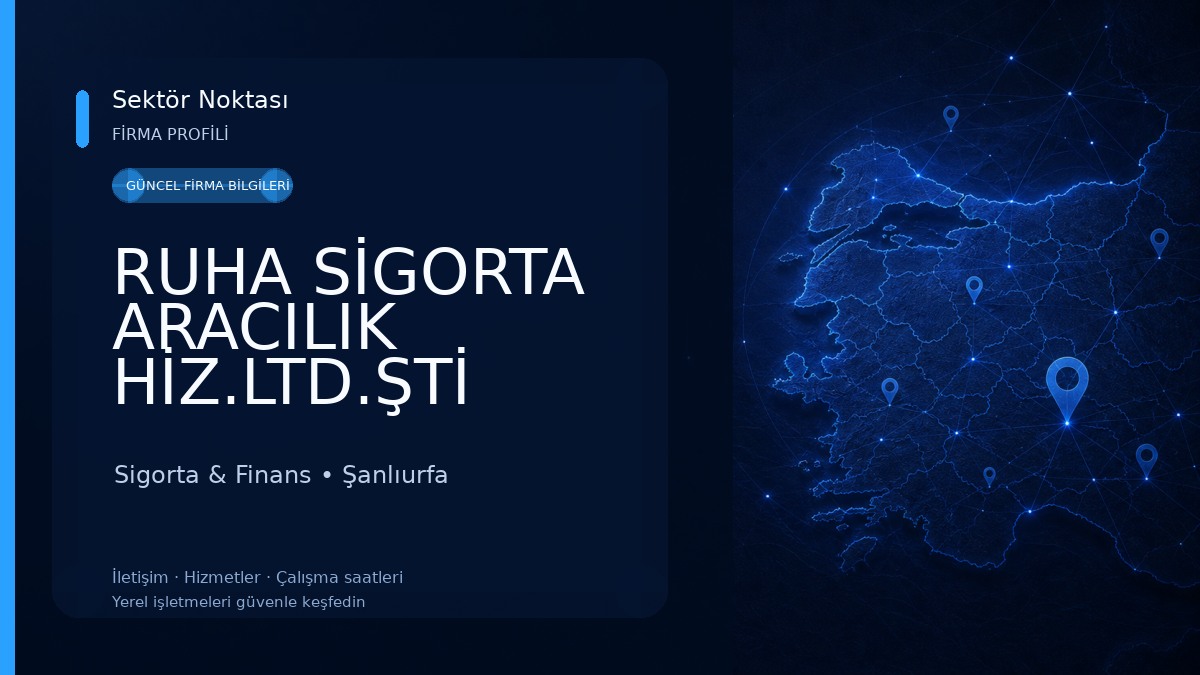 RUHA SİGORTA ARACILIK HİZ.LTD.ŞTİ Sigorta & Finans