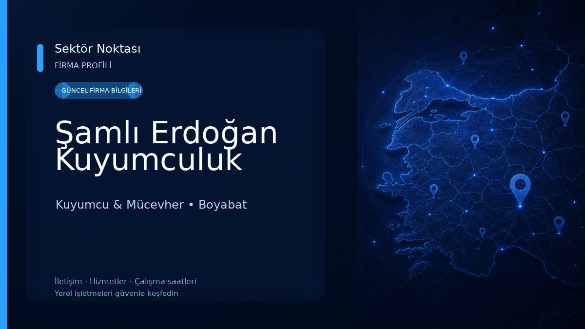 Şamlı Erdoğan Kuyumculuk