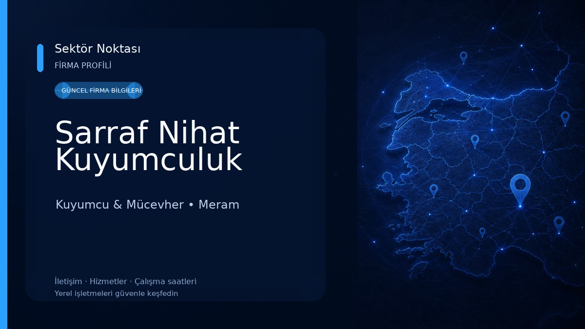 Sarraf Nihat Kuyumculuk Kuyumcu & Mücevher