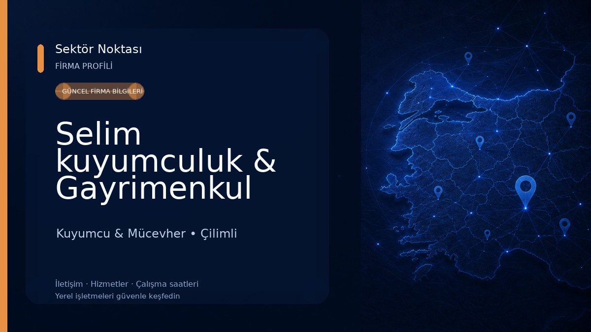 Selim kuyumculuk & Gayrimenkul Kuyumcu & Mücevher