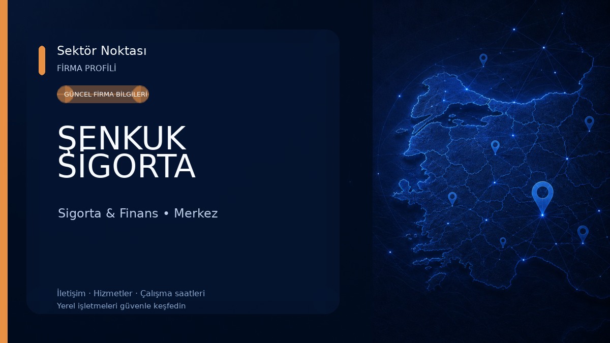ŞENKUK SİGORTA Sigorta & Finans