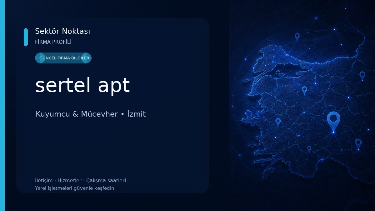 sertel apt Kuyumcu & Mücevher