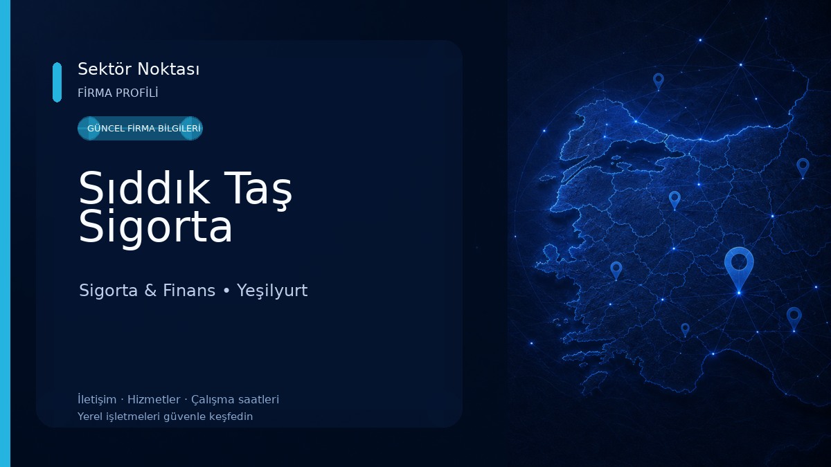 Sıddık Taş Sigorta Sigorta & Finans