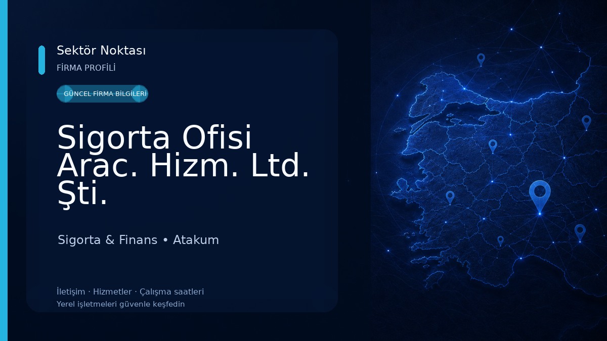 Sigorta Ofisi Arac. Hizm. Ltd. Şti. Sigorta & Finans