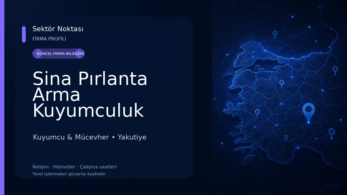 Sina Pırlanta Arma Kuyumculuk Kuyumcu & Mücevher