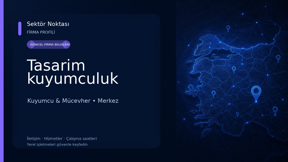 Tasarim kuyumculuk Kuyumcu & Mücevher