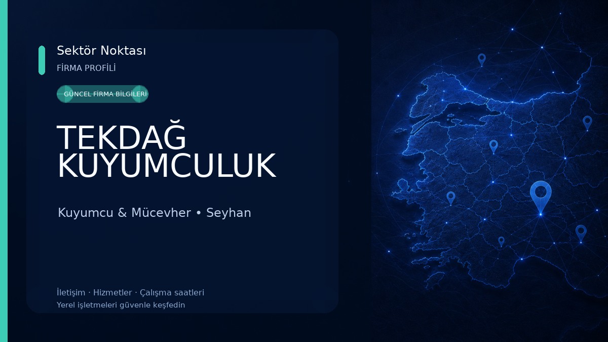 TEKDAĞ KUYUMCULUK Kuyumcu & Mücevher