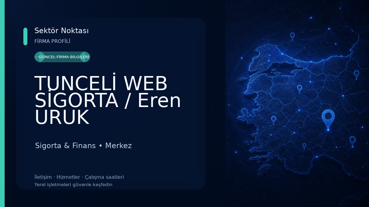 TUNCELİ WEB SİGORTA / Eren URUK 