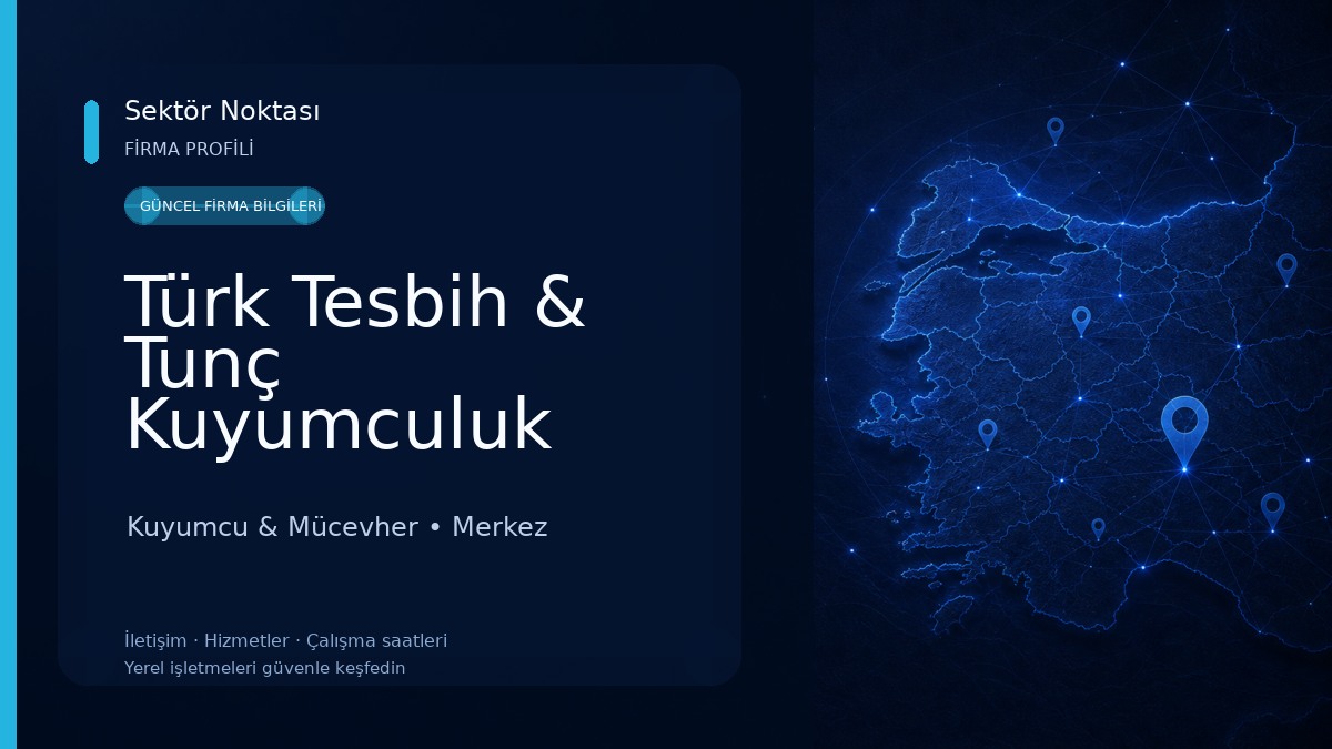 Türk Tesbih & Tunç Kuyumculuk Kuyumcu & Mücevher