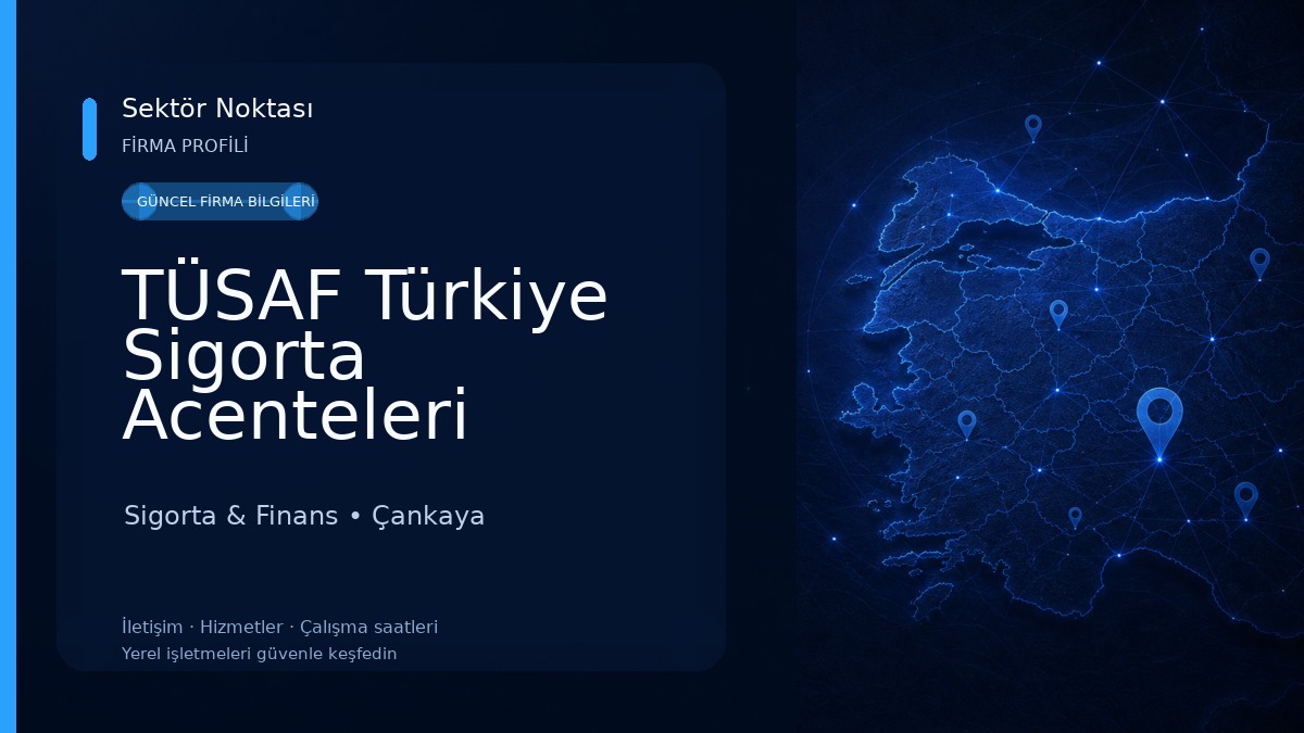 TÜSAF Türkiye Sigorta Acenteleri Federasyonu 