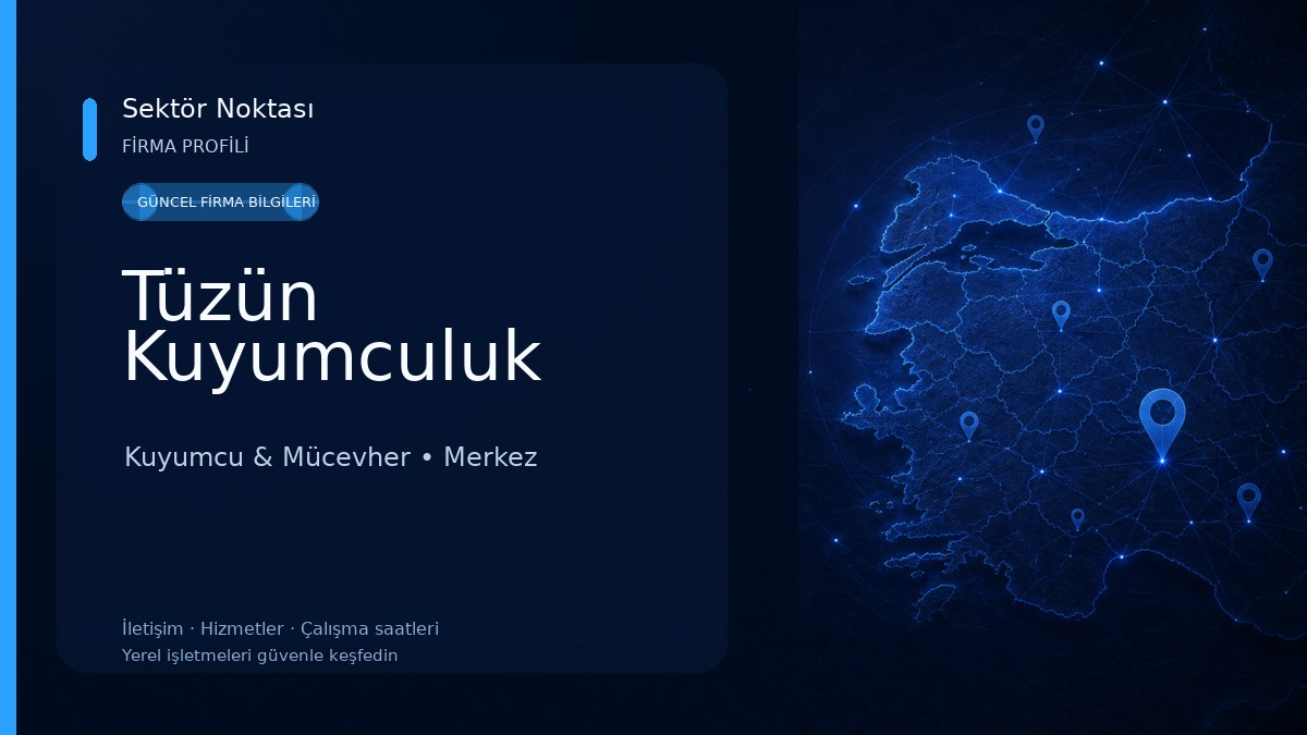Tüzün Kuyumculuk Kuyumcu & Mücevher