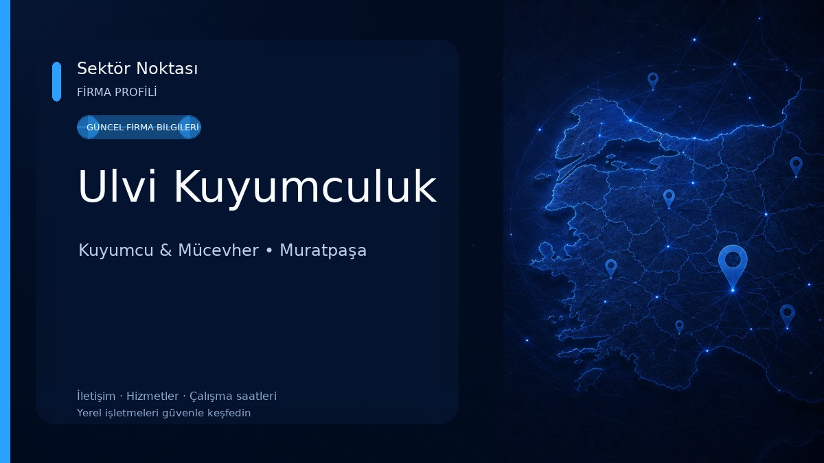 Ulvi Kuyumculuk Kuyumcu & Mücevher