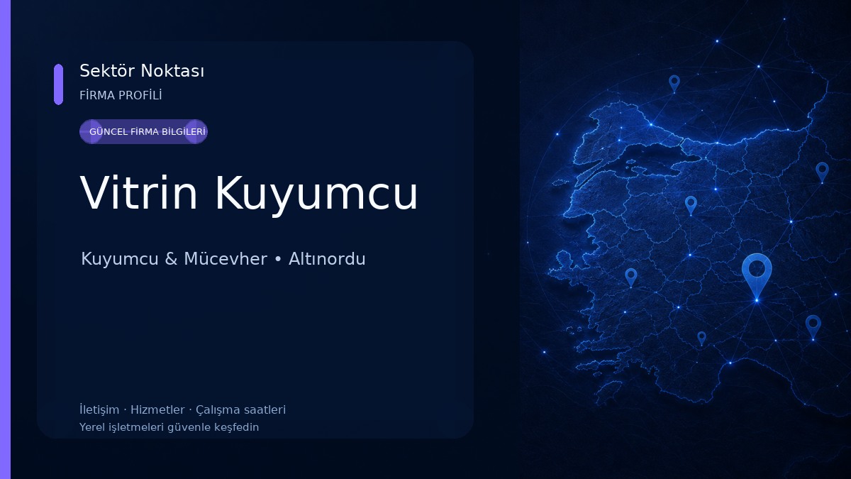 Vitrin Kuyumcu Kuyumcu & Mücevher