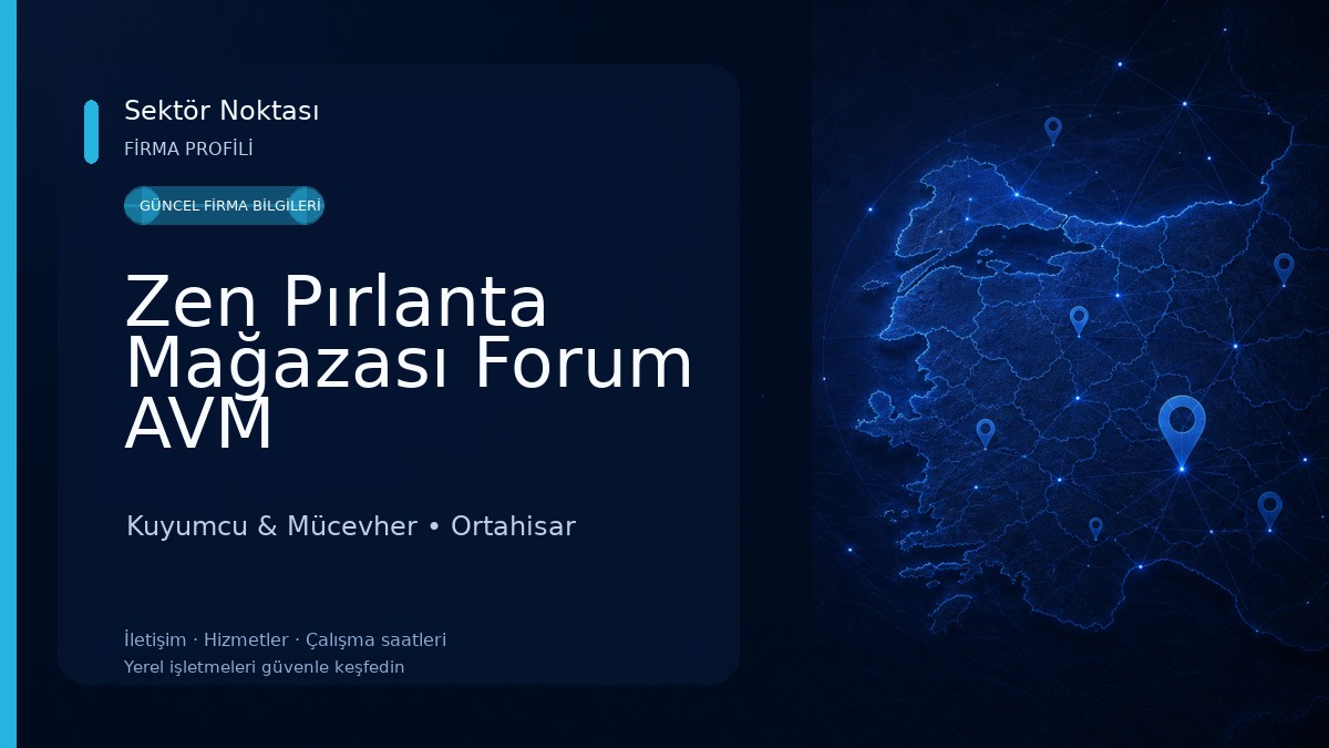 Zen Pırlanta Mağazası Forum AVM Kuyumcu & Mücevher